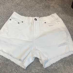 Aerie White Denim Jean Shorts